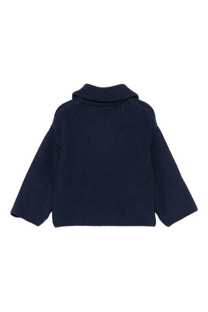 maglione in cotone blu MINI RODINI KIDS | 2572011960BLUE